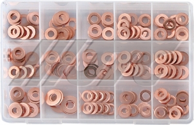 JTC4061 ASSORTMENT OF INJECTOR COPPER GASKETS - Click Image to Close